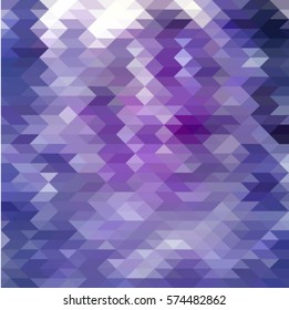digital abstract modern geometric pattern of triangular mosaics in shades of violet, vector illustration                    