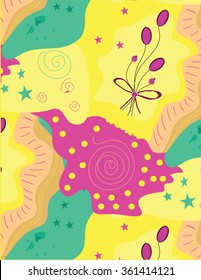 Digital abstract painting  background ideas bright gift