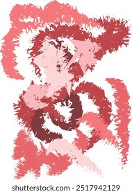 
A digital abstract painting using chalk produces a contemporary work that is suitable for modern home wall decoration.