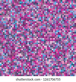 Digital Abstract Pink Pixel Background, QR Code Abstract Background, Vector Seamless Pattern, Random Pixel Texture