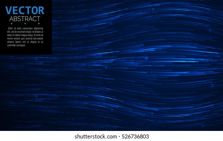 Digital abstract. Rectangles motion flow. Vector techno background. Template for brochure, website, flyer, print, poster, other design.