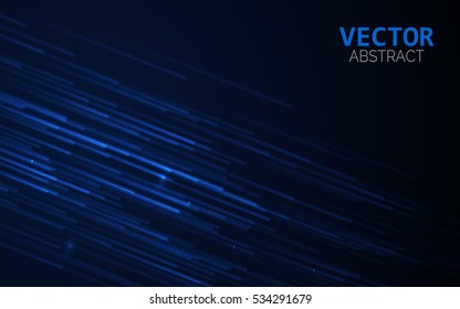 Digital abstract. Rectangles motion flow. Vector techno background. Template for brochure, website, flyer, print, poster, other design.