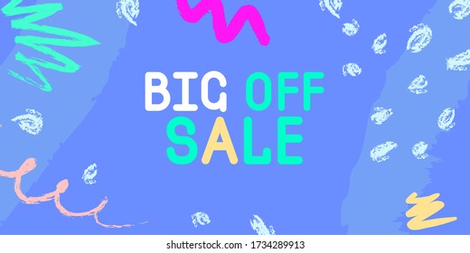 Digital abstract sale background. With place for your message. Presentation cover, banner template