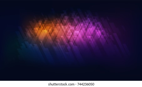 Digital abstract sound wave