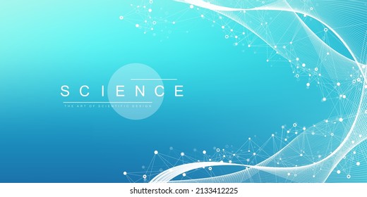 Digital Abstract Streaming Background, Dynamic Motion Lines, Wave Flow, Dotted Background, Plexus Particles, Vector