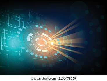 Digital Abstract Technology Background Futuristic Background Stock ...