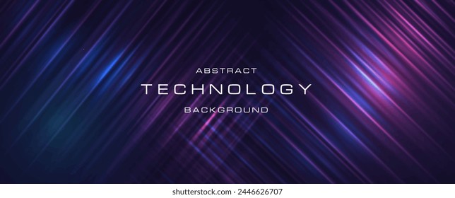 Digital abstract technology background with particles dots.