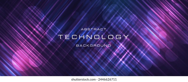 Digital abstract technology background with particles dots.