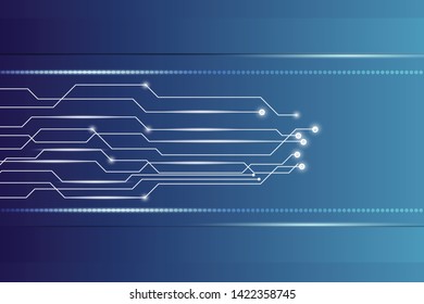 Digital abstract technology background vector futuristic circuit board , Electronic motherboard Hi-tech communication concept, Virtual Technology background. Vector illustration.