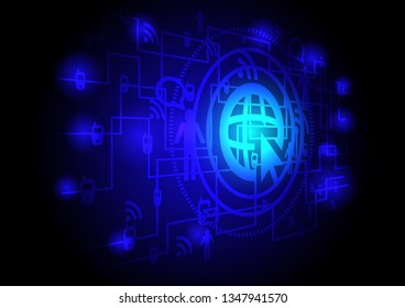 Digital Abstract technology communication background ,vector illustration.