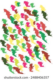 A digital abstract work with chalk and charcoal strokes using colors related to the seasons makes for an interesting and unique new work.
Digital abstract vector stock.