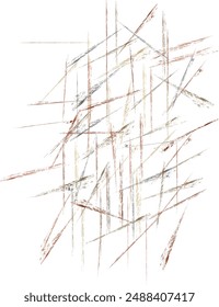 A digital abstract work with scratches on stone and brick using colors related to the seasons makes for an interesting and unique new work.