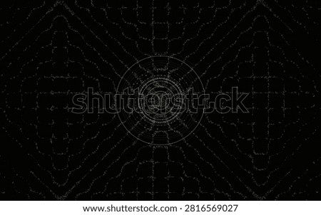 Digital Acoustic Resonance Frequency Wave Pattern for Advanced Tech Design Backdrops