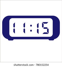 Digital Alarm Clock icon vector