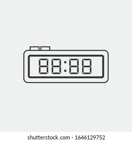 Symbol für digitale Wecker-Uhr