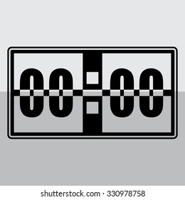  Digital alarm clock vector icon