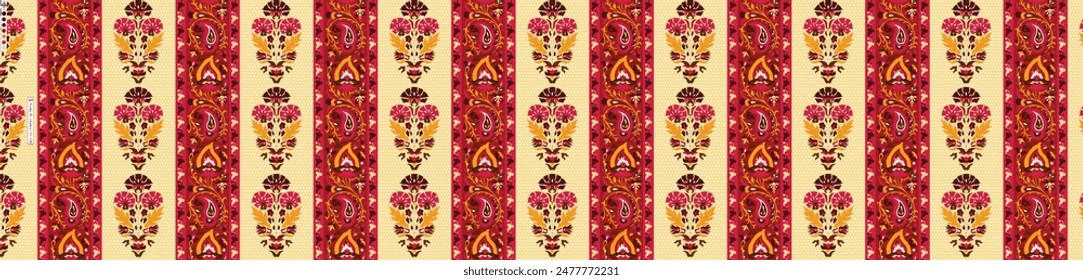 Digital Allover Pattern, Seamless Digital Design,Watercolor Textile Allover Abstract Design.With Background