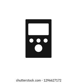 Digital Ammeter Colored Vector Illustration Detector, Gas, Industry, Station Icon