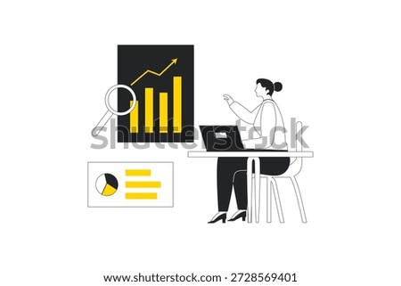 Digital analysis checks the company's financial health performance.