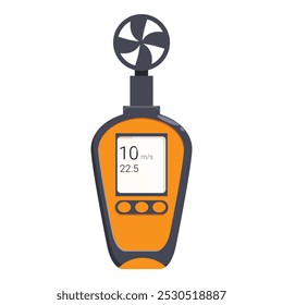 Anemômetro digital que mede a velocidade do vento, dispositivo portátil para meteorologia