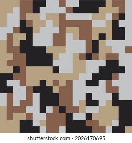 Digital Animal Wild Jaguar Tiger Spots Skin Camo Pattern Snake Gear Camouflage Metal Solid 3 8bit Pixel Art