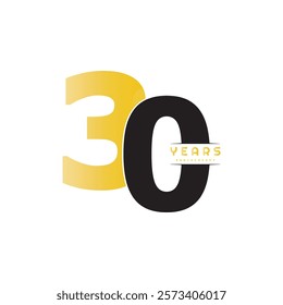 Digital anniversary logo collections. birthday number with technology concept for celebration event. Modern year icon template