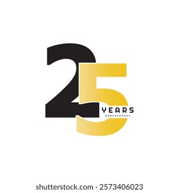 Digital anniversary logo collections. birthday number with technology concept for celebration event. Modern year icon template