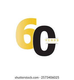 Digital anniversary logo collections. birthday number with technology concept for celebration event. Modern year icon template