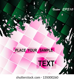 Digital Art abstract background.Mosaic.Vector