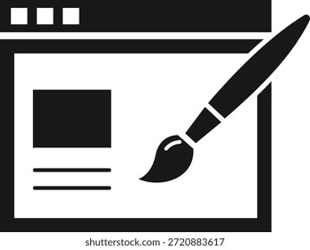 Digital art creation Vector design