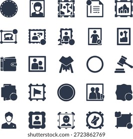 Digital Art Design Creative Studio- und Media Tool-Symbole