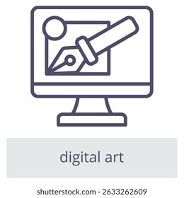 Elemento De Arte Digital Para Diseño Gráfico