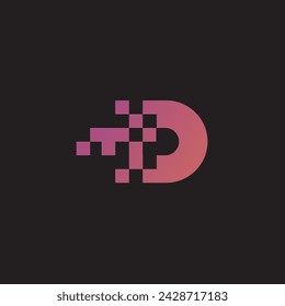 Digital Art fish Logo. This amazing logo will be perfect for your company or project!