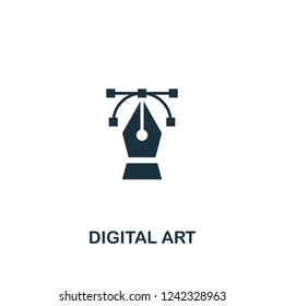 Digital Art icon. Premium style design from design ui and ux collection. Pixel perfect digital art icon for web design, apps, software, printing usage.