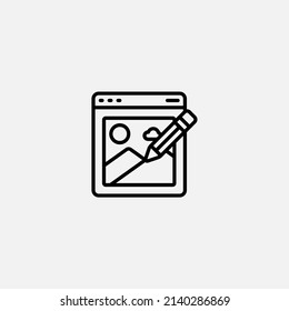 Digital art icon sign vector,Symbol, logo illustration for web and mobile