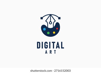 Diseño de icono de símbolo de logotipo de arte digital