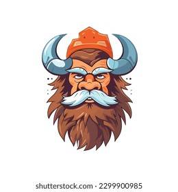 A Digital art Mascot Character vector illustration