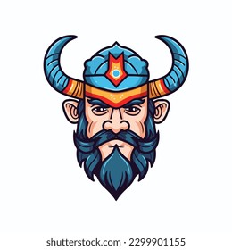 A Digital art Mascot Character vector illustration