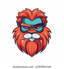 A Digital art Mascot Character vector illustration