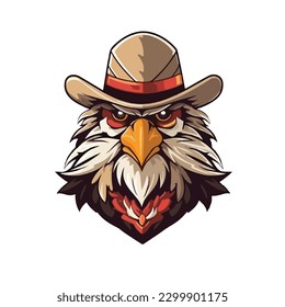 A Digital art Mascot Character vector illustration