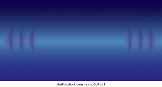 A digital art piece featuring a smooth blue gradient background with subtle vertical line patterns on the left and right sides.