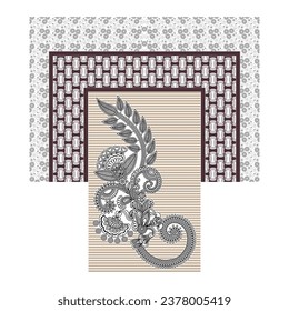 digital art use hand work and digital printing