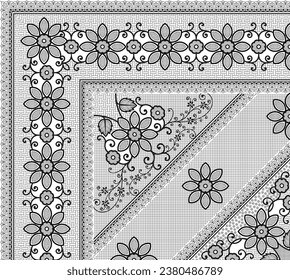 digital art use hand work and digital printing