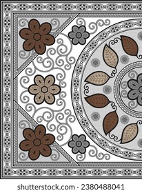 digital art use hand work and digital printing