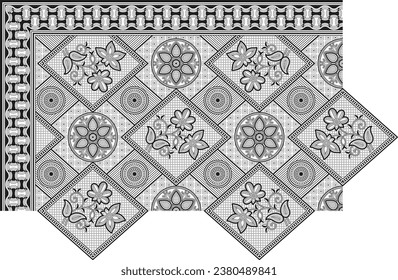 digital art use hand work and digital printing