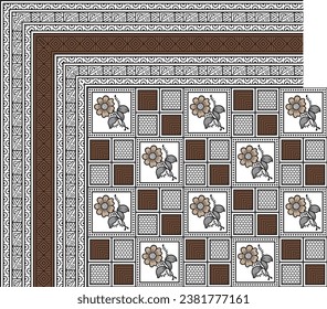 digital art use hand work and digital printing