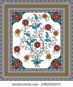 uso de arte digital manual e impresión digital