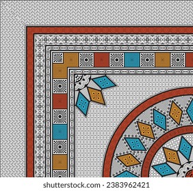 digital art use hand work and digital printing