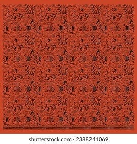 digital art use hand work and digital printing