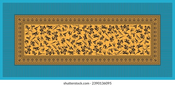 digital art use hand work and digital printing